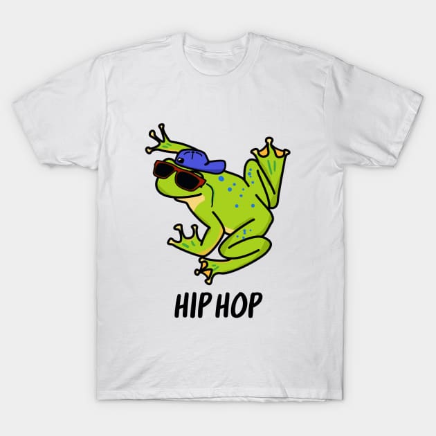 Hip Hop Cute Frog Pun T-Shirt by punnybone